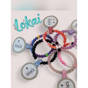 lokai Silicone Beaded Bracelets - Mixed Colors Set Of 6